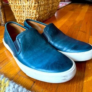 Frye Slip-on shoes in Blue Leather size 8